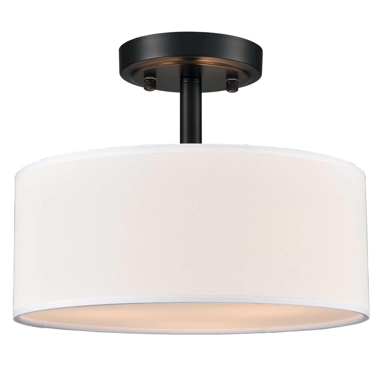 Dante Modern Semi-Flush Mount Ceiling Light 3-Light