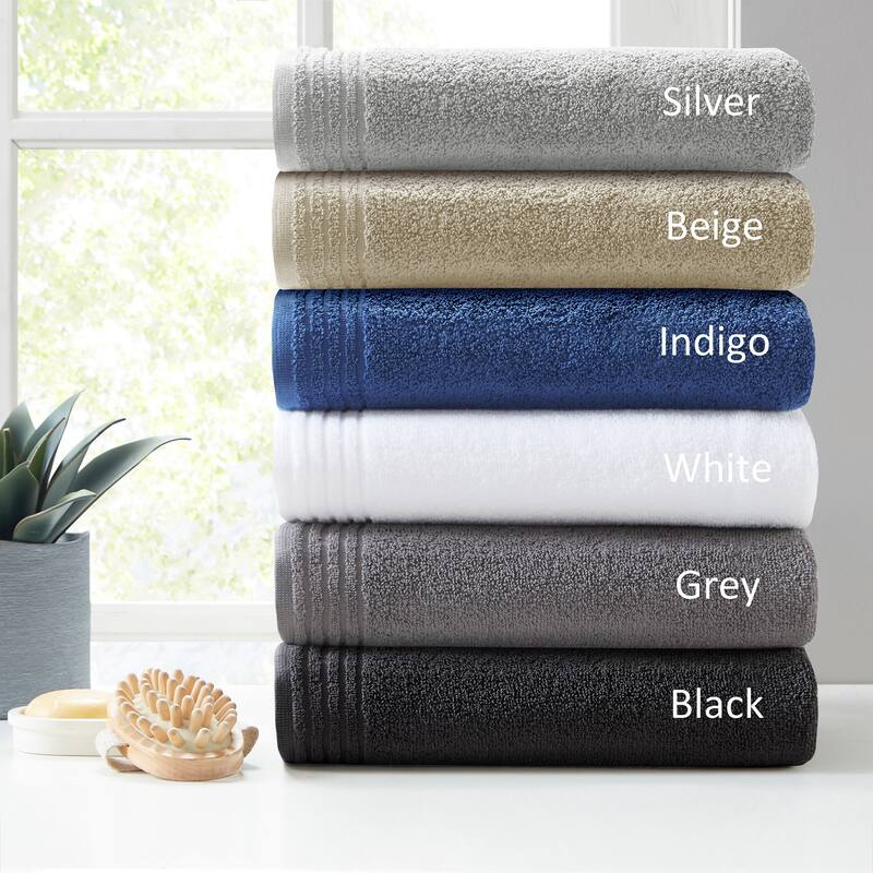 One hundred percent Cotton Quick Dry 12 Piece Bath Towel Set 12-Piece