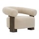 preview thumbnail 4 of 6, Uttermost Lennox Shearling Accent Chair