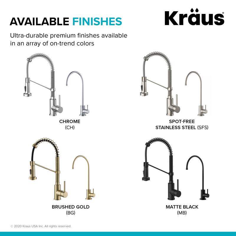 Kraus Purita Drinking Water Dispenser Beverage Kitchen Faucet