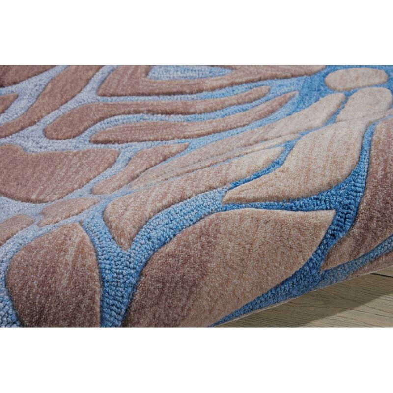 Casu Abstract Modern Stain Resistant Area Rug By HomeRoots - 66' X '42' X '0.5