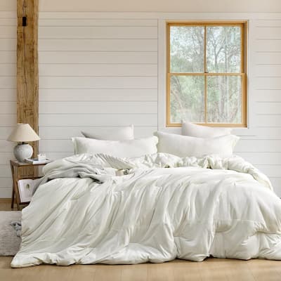 Love Thick® - Calming Coma Inducer Oversized Comforter Set - Milky White