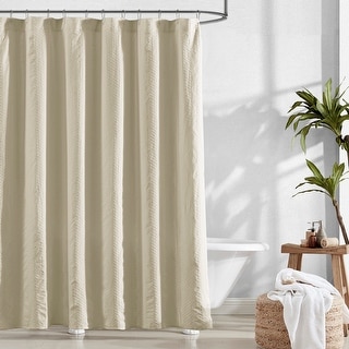 DKNY Chenille Stripe Shower Curtain - Bed Bath & Beyond - 39152263