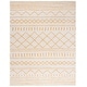 preview thumbnail 147 of 175, SAFAVIEH Arizona Shag Lotta Moroccan 1.2-inch Thick Rug 6'7" x 9'2" - Ivory/Yellow