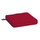 preview thumbnail 20 of 89, Arden Selections ProFoam Outdoor Dining Chair Seat Cushion 20-inch - Red