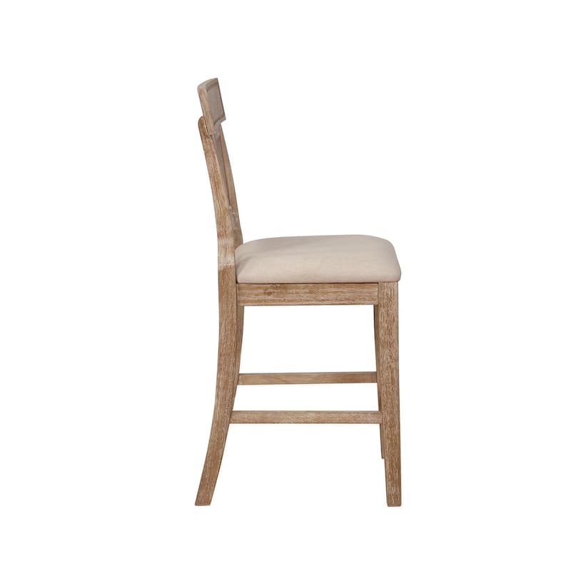 Ryder Handwoven Rattan Farmhouse Counter Stool