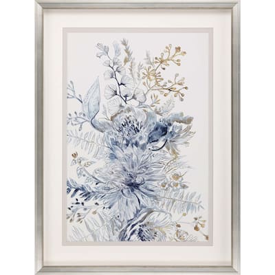 Royal Blue I Framed Art Giclee Under Glass