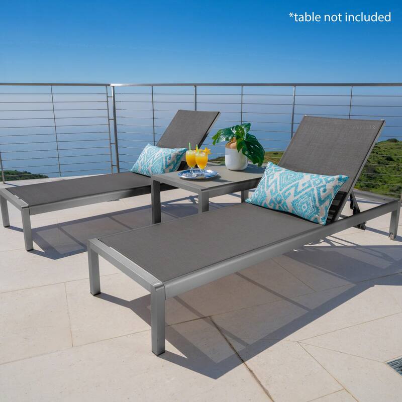 outdoor CAPE CORAL KD CHAISE LOUNGE GRY( SET OF 2 )