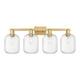 Option Brushed Brass / Clear