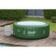 Coleman SaluSpa 6 Person Round Portable Inflatable Outdoor Hot Tub Spa ...
