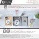 preview thumbnail 16 of 16, STYLISH 28 inch Stainless Steel 18G 60/40 Double Bowl Reversible Undermount Sink - 28" x 18" x 9"