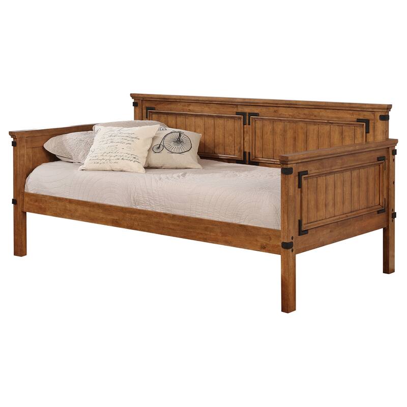 Oakdale Farmhouse Wood Twin Daybed Rustic Honey