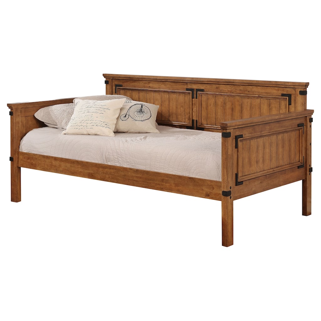Oakdale Farmhouse Wood Twin Daybed Rustic Honey