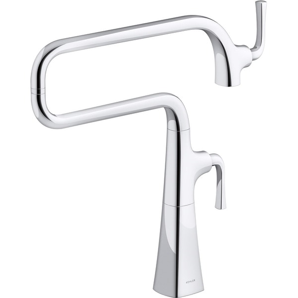 Kohler K-22067 Graze 3.2 GPM Single Hole Pot Filler Faucet. Opens flyout.