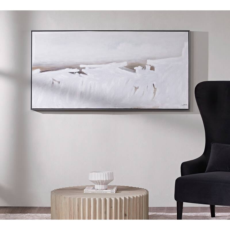 Renwil Blanche 30" Wide Canvas Art, Off-white