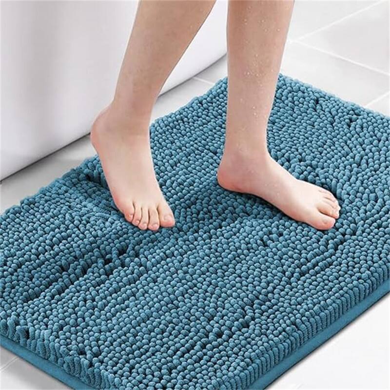 Bath Mat Bathroom Rug - Dark Teal - 20" x 32"
