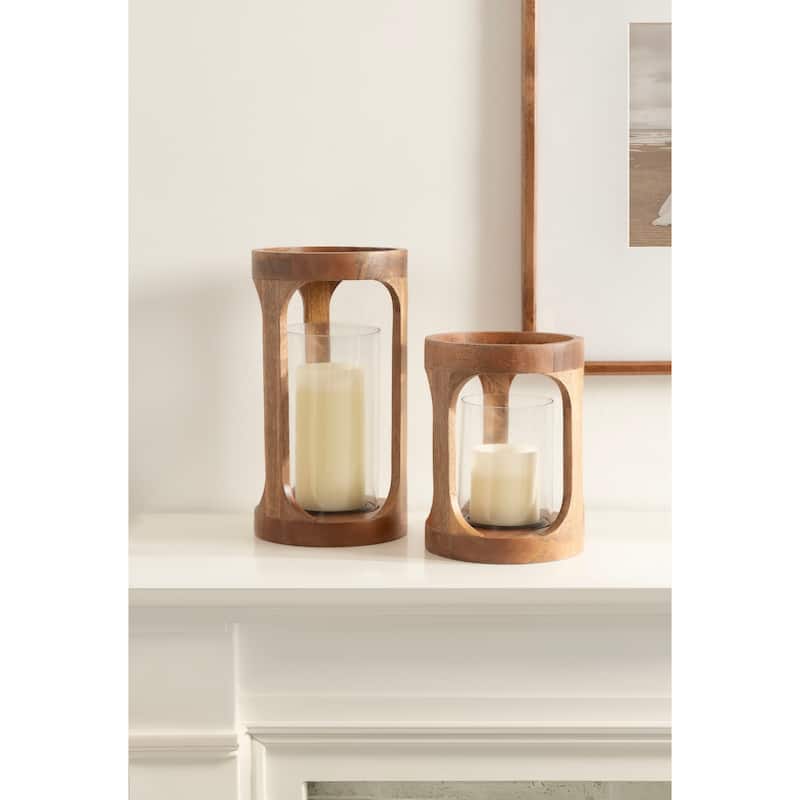 Kate and Laurel Dahl Candle Holder Set - 7x7x12