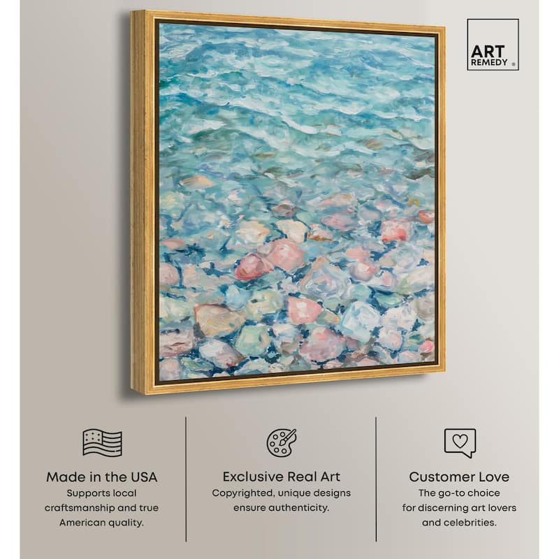 Turquoise Dream Canvas by Art Remedy