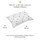 preview thumbnail 32 of 42, BreathableBaby Cotton Percale Pillowcase, For 13" x 18"/33 x 46 cm Toddler Pillow, Prints (2-Pack)