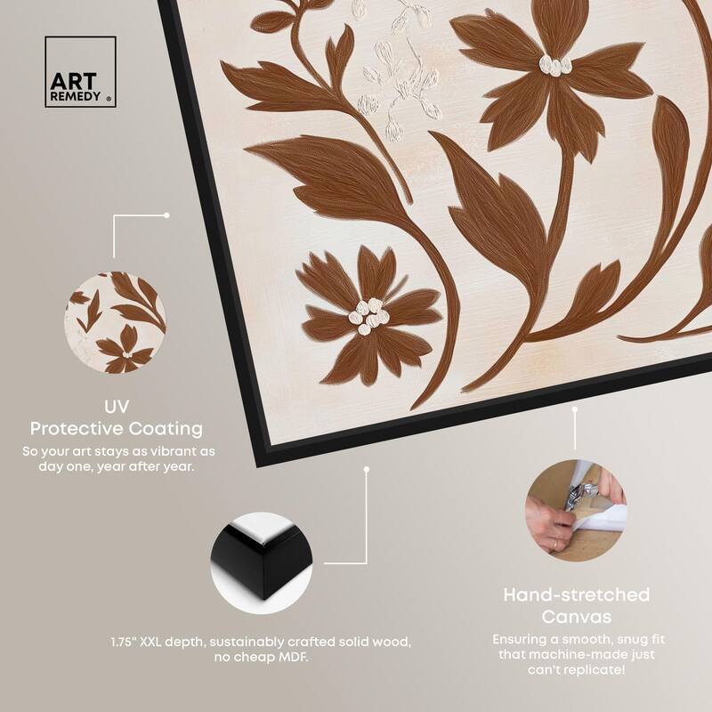 Sepia Sepal II Canvas by Art Remedy