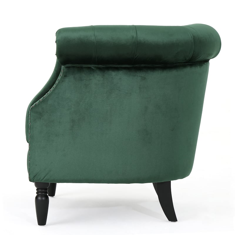 Emerald Padded Chair Club Chair Dressing Chair Fabric Chair Arm Chair Corner Chair Living Room Reception Chair