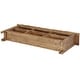 preview thumbnail 10 of 9, 70.86" Solid Wood Sofa Console Table with Open Storage Shelves & Wavy Edge Designs