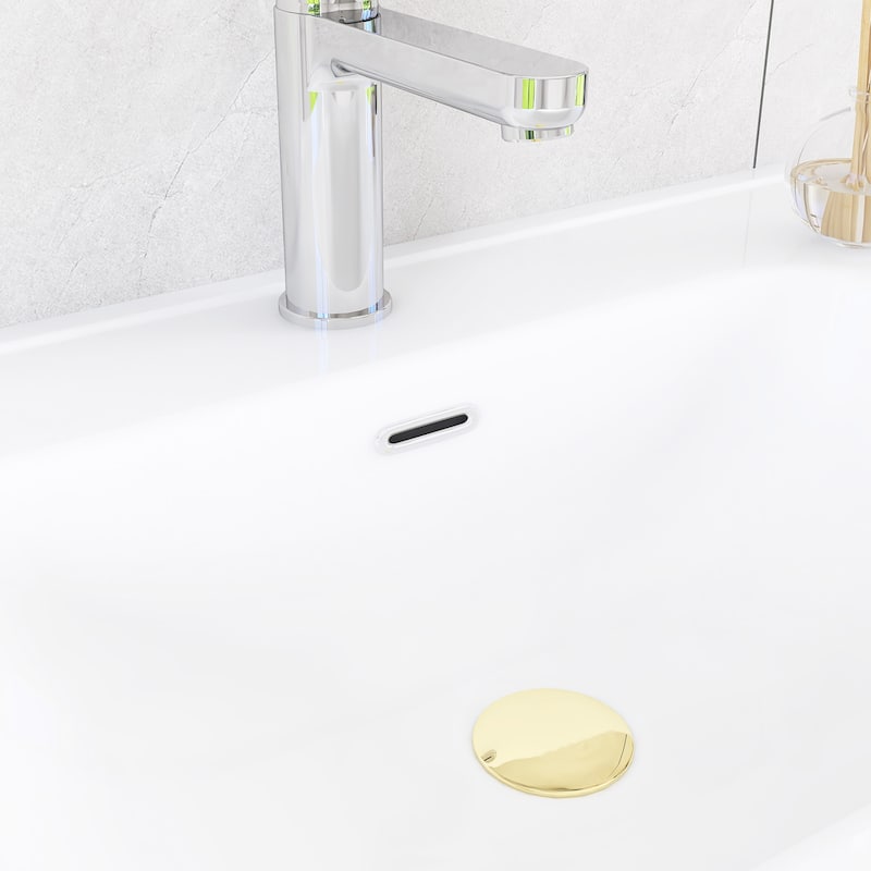 Floating Bathroom Vanity with Glossy White Integrated Ceramic Sink