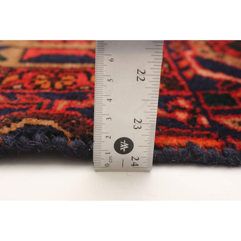 ECARPETGALLERY Hand-knotted Andelz Red Wool Rug - 3' 10" x 6' 6"