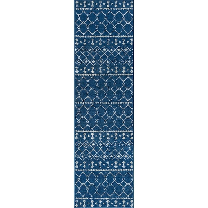 Jade Farmhouse Geometric Indoor Area Rug