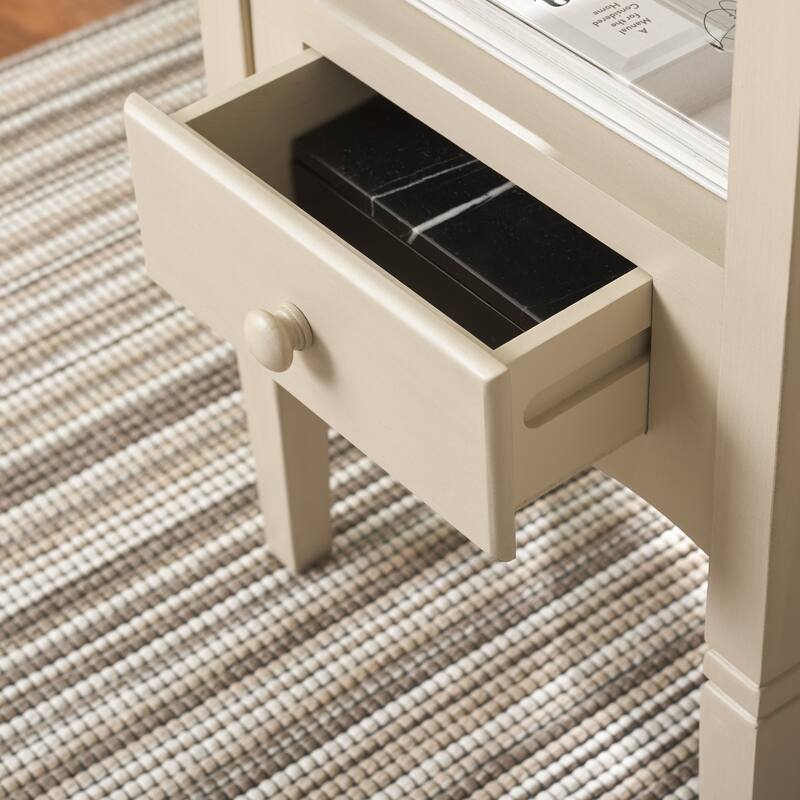 SAFAVIEH Araminta One Drawer Accent Table - 16"W x 16"D x 26"H