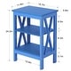 preview thumbnail 3 of 5, Modern Nightstand with 3-Tier Storage Shelves A Variety of Colors Are Available for Living Room, Bedroom Entrance End Table