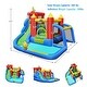 preview thumbnail 2 of 9, Costway Inflatable Bouncer Water Climb Slide Bounce House Splash Pool - See Details