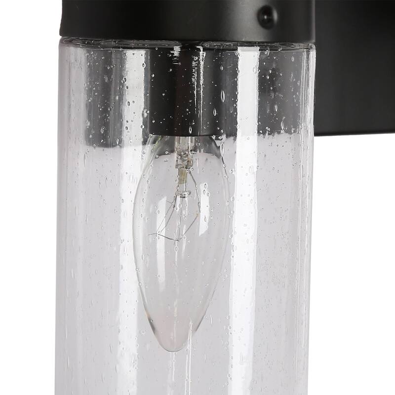 Fora Modern Farmhouse Glass Bathroom Vanity Light Dimmable Wall Sconce