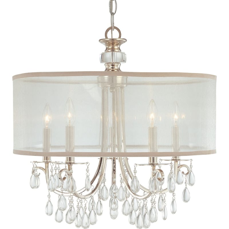 Crystorama Lighting Group 5625 Hampton 5 Light 24" Wide Drum