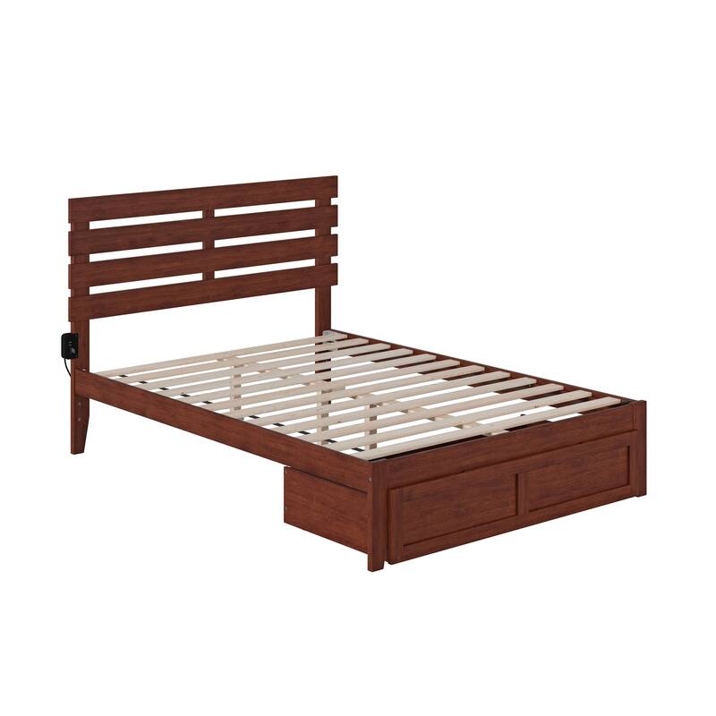 Oxford Platform Bed with Foot Drawer