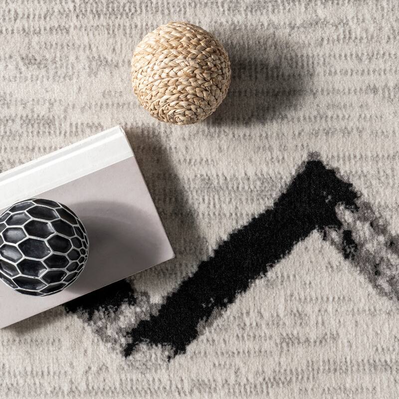 Nuloom Modern Chevrons Solid Area Rug