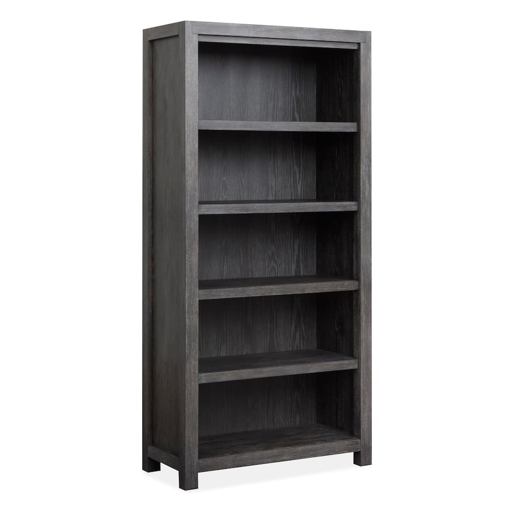 Magnussen Home Plum Creek Ravenwood Black Bookcase - 38"W x 18"D x 80"H