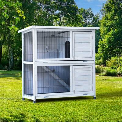 Pet Cages with Non-Slip Ramp - 41.00L * 19.70"W * 41.00"H