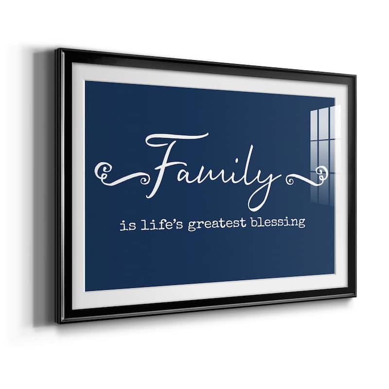 Family Greatest Blessing Premium Framed Print - Ready to Hang