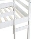 preview thumbnail 5 of 16, Rubber Wooden Twin Loft Bed with Ladder