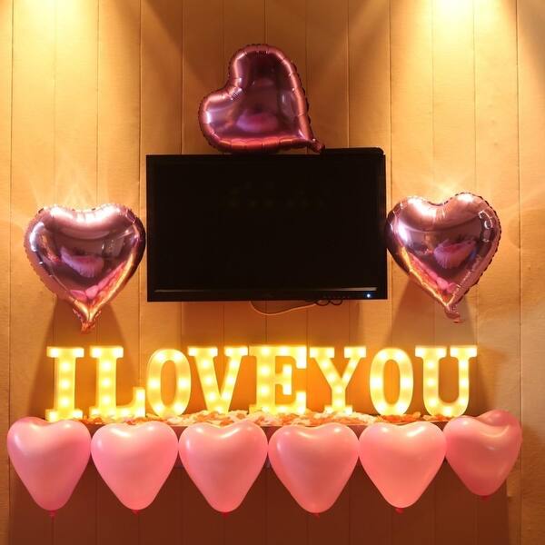 Shop Luminous Led Letter Night Light English Alphabet Number Lamp