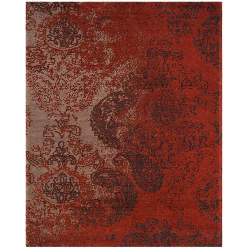 SAFAVIEH Classic Vintage Boho Niamh Distressed Oriental Cotton Rug