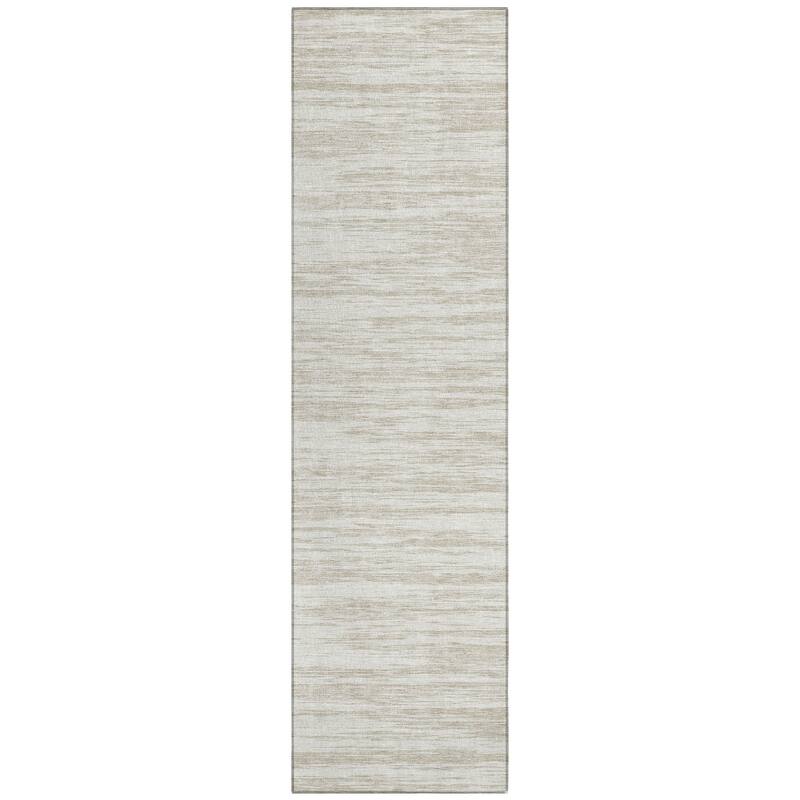Machine Washable Indoor/ Outdoor Casual Ombre Chantille Rug