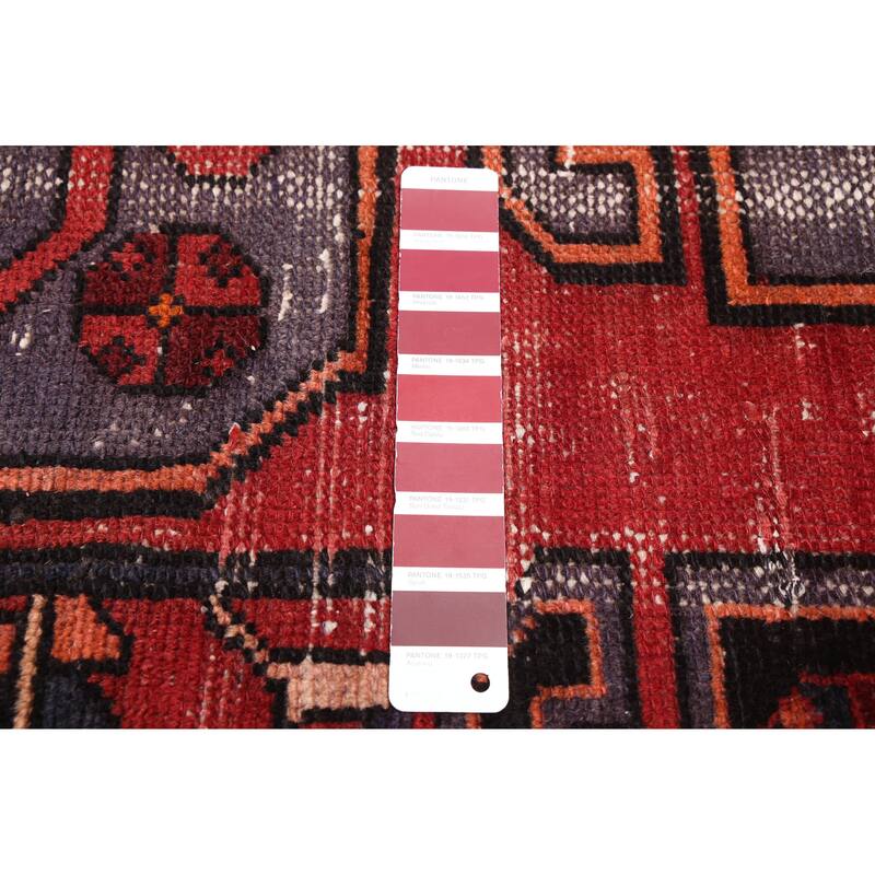 ECARPETGALLERY Hand-knotted Antalya Vintage Red Wool Rug - 4'2 x 6'3