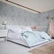 preview thumbnail 2 of 2, Shabby Chic by Rachel Ashwell Bird Chinoiserie Blue Wallpaper