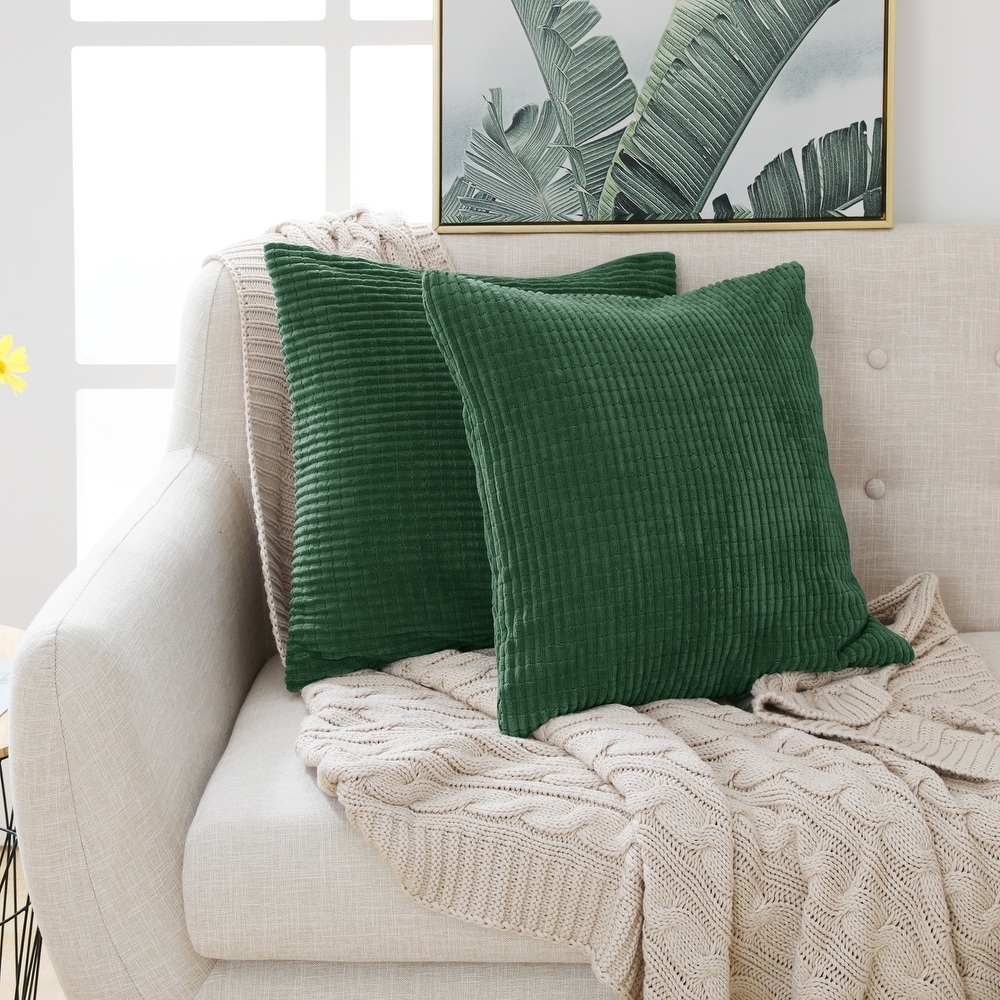 Green online accent pillow