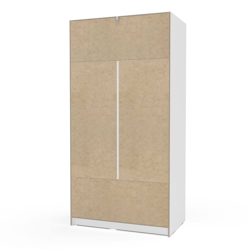 Polifurniture Denmark Wardrobe with 2 Sliding Doors