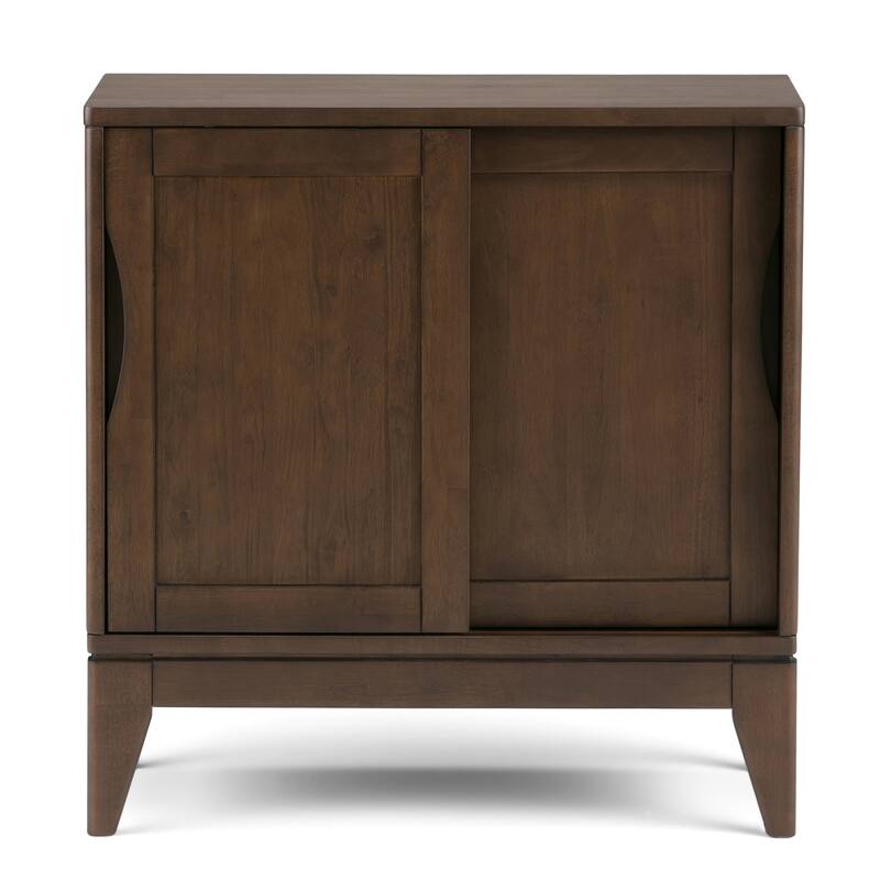 WYNDENHALL Pearson Solid Wood 30 inch Storage Cabinet (Set of 2) - 30"W x 14"D x 31"H
