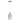 VAXCEL Milano Satin Nickel Mini Pendant Ceiling Light Amber Fog Glass - 4.75-in W x 9.75-in H x 4.75-in D