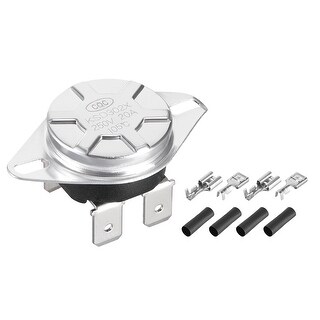 2x Temperaturschalter KSD301 60°C - Bimetall Thermostat 250V/10A NC